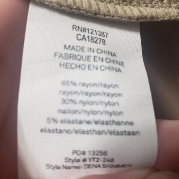 Yummie NWT Sz XL Dena Skimmer Ponte Pant Taupe - Picture 11 of 12